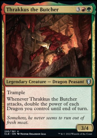 Thrakkus the Butcher [Commander Legends: Battle for Baldur's Gate] | Galaxy Games LLC