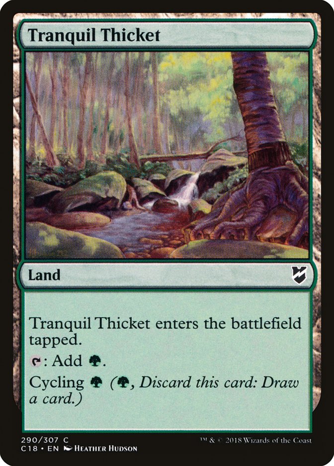 Tranquil Thicket [Commander 2018] | Galaxy Games LLC