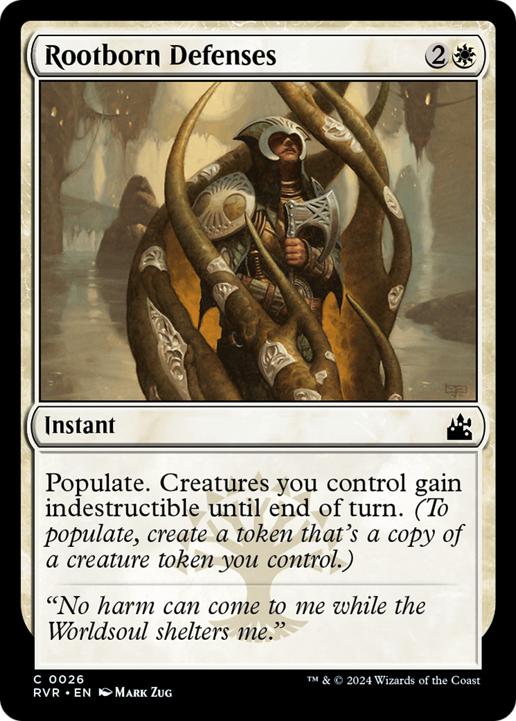 Rootborn Defenses [Ravnica Remastered] | Galaxy Games LLC