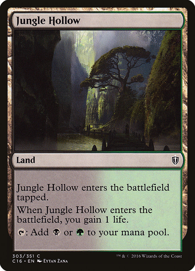 Jungle Hollow [Commander 2016] | Galaxy Games LLC