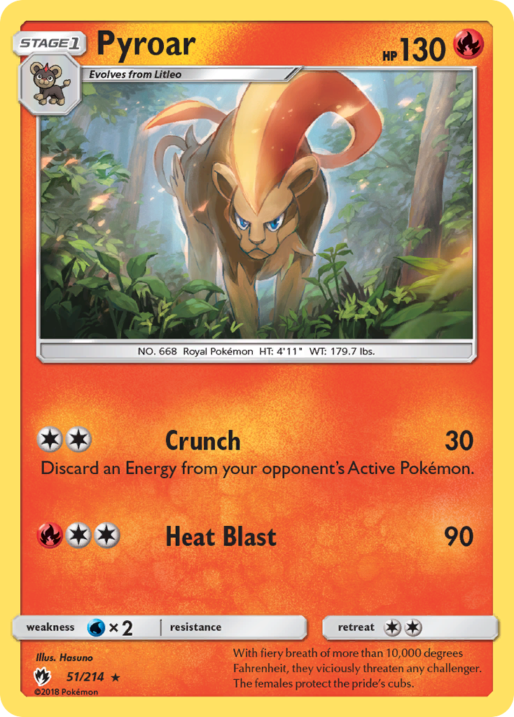 Pyroar (51/214) [Sun & Moon: Lost Thunder] | Galaxy Games LLC