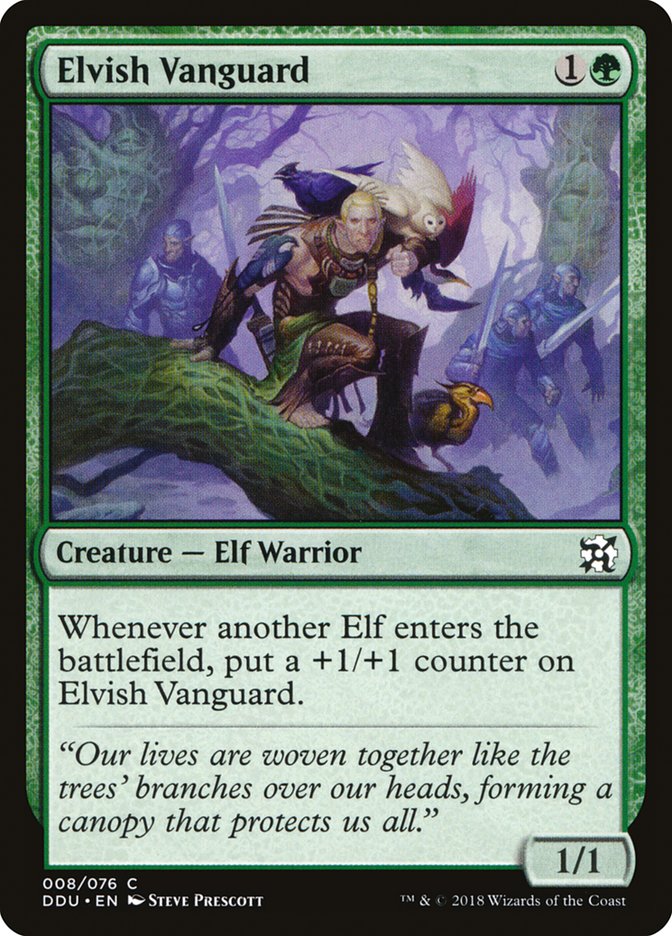 Elvish Vanguard [Duel Decks: Elves vs. Inventors] | Galaxy Games LLC