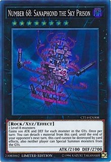 Number 68: Sanaphond the Sky Prison [CT14-EN008] Super Rare | Galaxy Games LLC