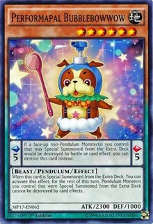 Performapal Bubblebowwow [MP17-EN062] Common | Galaxy Games LLC