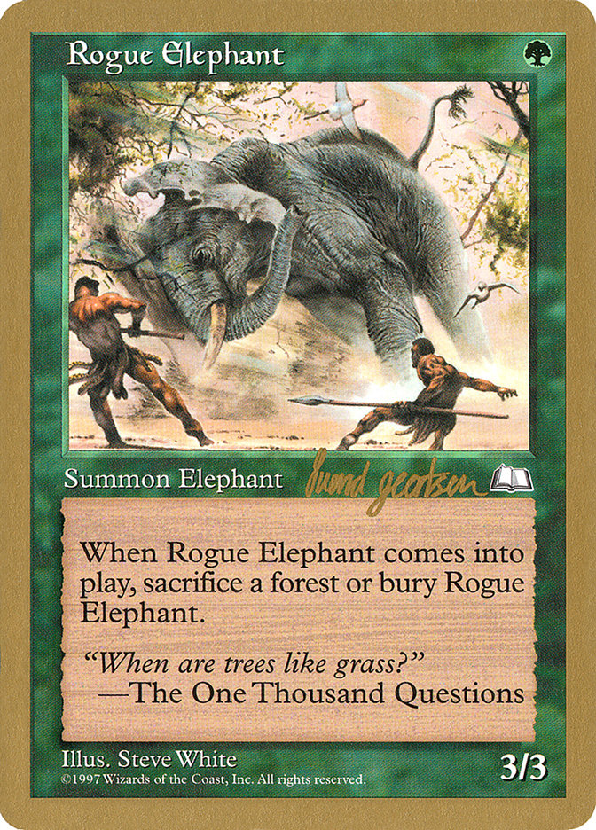 Rogue Elephant (Svend Geertsen) [World Championship Decks 1997] | Galaxy Games LLC