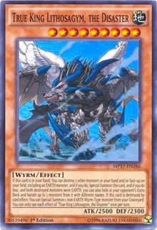 True King Lithosagym, the Disaster [MP17-EN186] Super Rare | Galaxy Games LLC