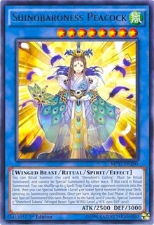 Shinobaroness Peacock [MP17-EN200] Rare | Galaxy Games LLC