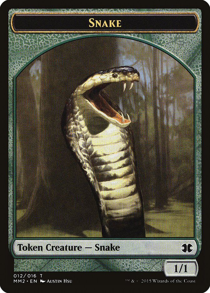 Snake Token [Modern Masters 2015 Tokens] | Galaxy Games LLC