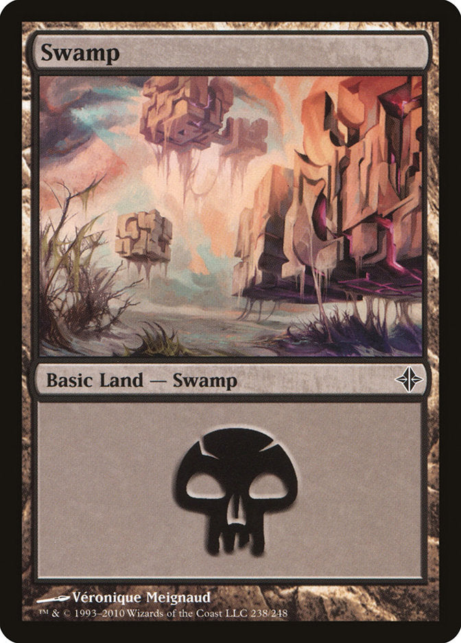 Swamp (238) [Rise of the Eldrazi] | Galaxy Games LLC