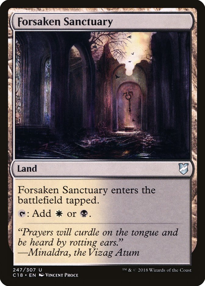 Forsaken Sanctuary [Commander 2018] | Galaxy Games LLC