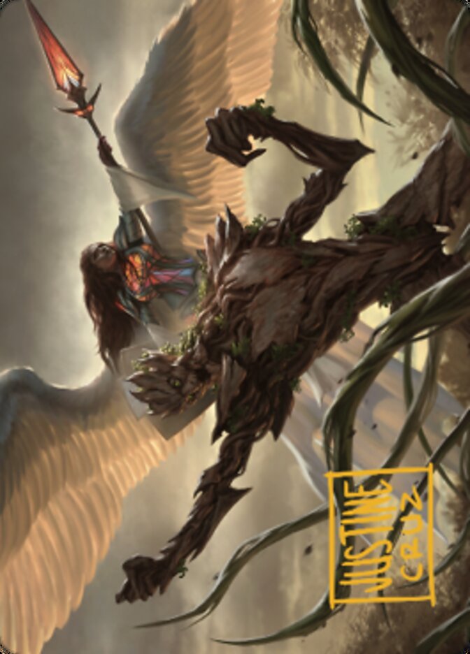 Strength of the Coalition Art Card (Gold-Stamped Signature) [Dominaria United Art Series] | Galaxy Games LLC