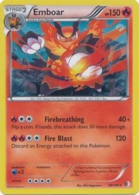 Emboar (26/149) (Cosmos Holo) (Blister Exclusive) [Black & White: Boundaries Crossed] | Galaxy Games LLC