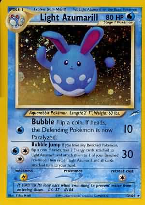 Light Azumarill (13/105) [Neo Destiny Unlimited] | Galaxy Games LLC