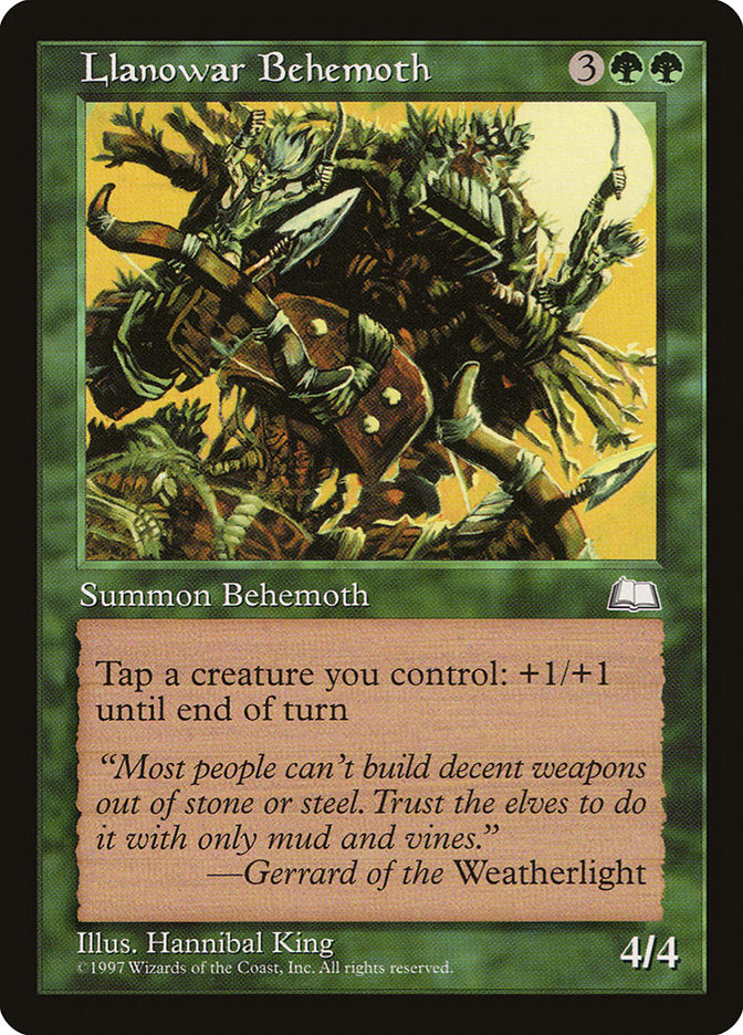 Llanowar Behemoth [Weatherlight] | Galaxy Games LLC