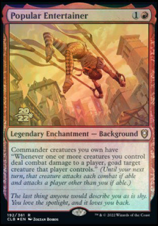 Popular Entertainer [Commander Legends: Battle for Baldur's Gate Prerelease Promos] | Galaxy Games LLC