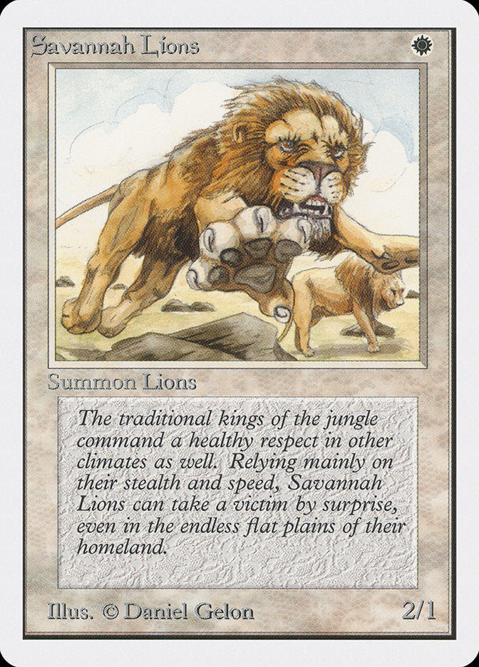 Savannah Lions [Unlimited Edition] | Galaxy Games LLC