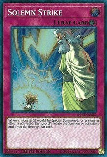 Solemn Strike [COTD-ENSE2] Super Rare | Galaxy Games LLC