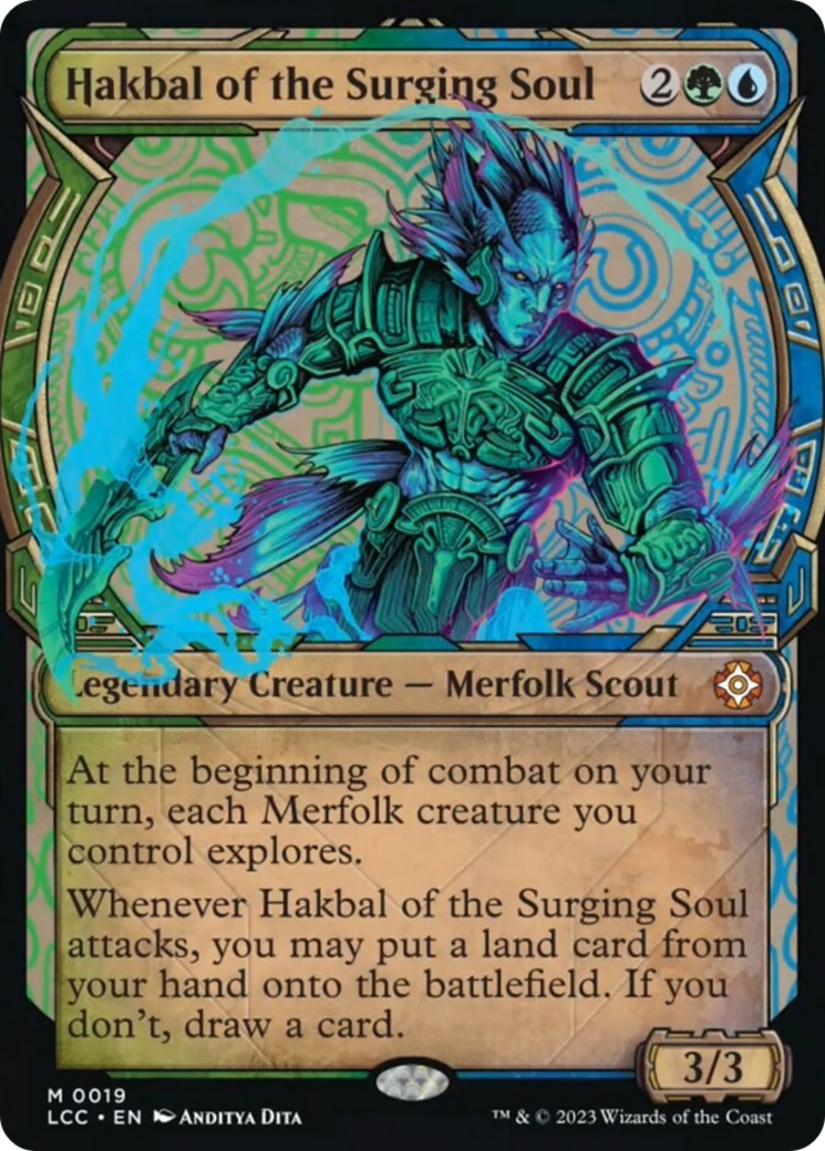 Hakbal of the Surging Soul (Showcase) [The Lost Caverns of Ixalan Commander] | Galaxy Games LLC