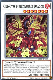 Odd-Eyes Meteorburst Dragon [LEDD-ENC31] Common | Galaxy Games LLC