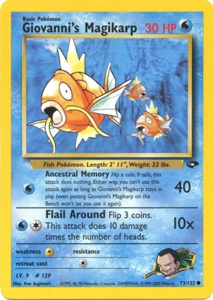 Giovanni's Magikarp (73/132) [Gym Challenge Unlimited] | Galaxy Games LLC