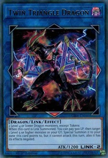 Twin Triangle Dragon [CIBR-EN046] Rare | Galaxy Games LLC