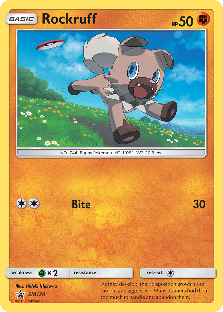 Rockruff (SM120) [Sun & Moon: Black Star Promos] | Galaxy Games LLC