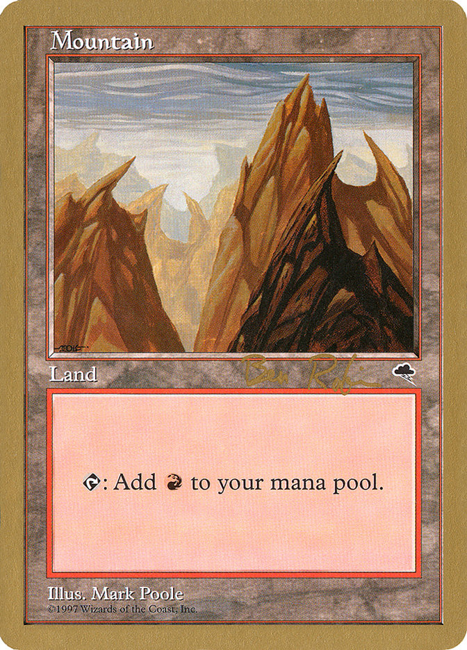 Mountain (br343) (Ben Rubin) [World Championship Decks 1998] | Galaxy Games LLC