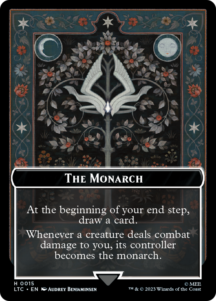 The Monarch // Treasure Double-Sided Token [The Lord of the Rings: Tales of Middle-Earth Commander Tokens] | Galaxy Games LLC