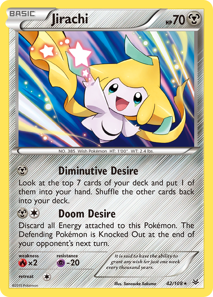 Jirachi (42/108) [XY: Roaring Skies] | Galaxy Games LLC