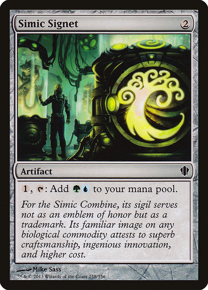 Simic Signet [Commander 2013] | Galaxy Games LLC