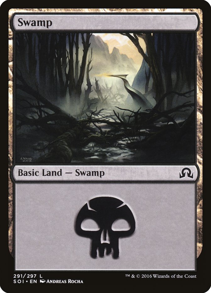 Swamp (291) [Shadows over Innistrad] | Galaxy Games LLC