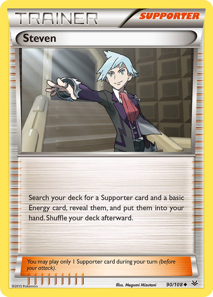 Steven (90/108) [XY: Roaring Skies] | Galaxy Games LLC