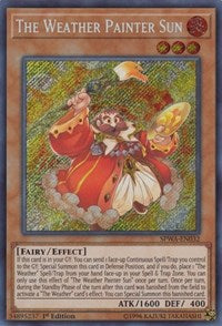 The Weather Painter Sun [SPWA-EN032] Secret Rare | Galaxy Games LLC