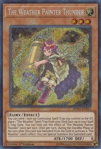 The Weather Painter Thunder [SPWA-EN033] Secret Rare | Galaxy Games LLC