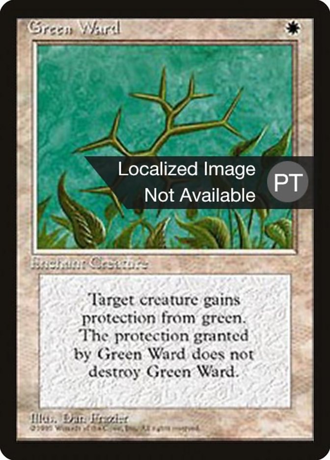 Green Ward [Fourth Edition (Foreign Black Border)] | Galaxy Games LLC