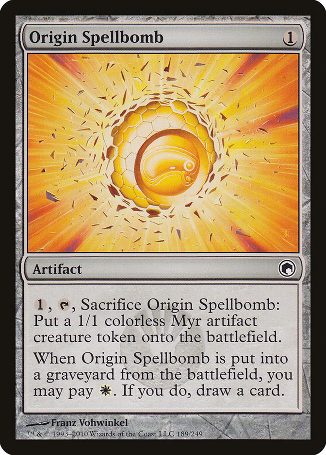 Origin Spellbomb [Scars of Mirrodin] | Galaxy Games LLC