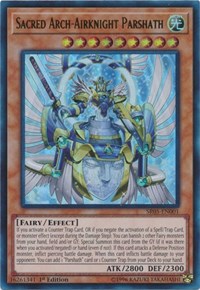 Sacred Arch-Airknight Parshath [SR05-EN001] Ultra Rare | Galaxy Games LLC