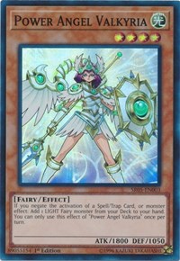 Power Angel Valkyria [SR05-EN003] Super Rare | Galaxy Games LLC