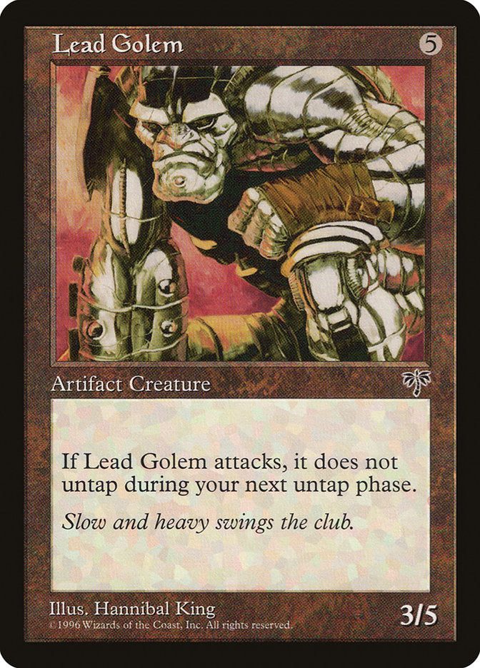 Lead Golem [Mirage] | Galaxy Games LLC