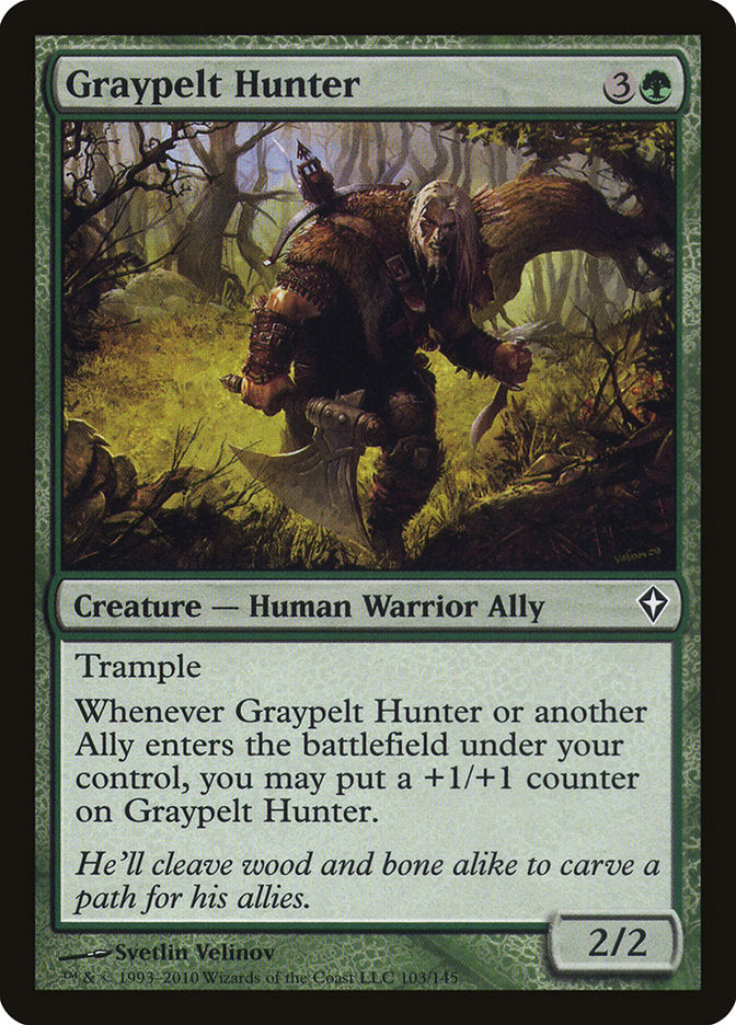 Graypelt Hunter [Worldwake] | Galaxy Games LLC