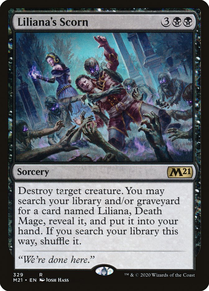 Liliana's Scorn [Core Set 2021] | Galaxy Games LLC
