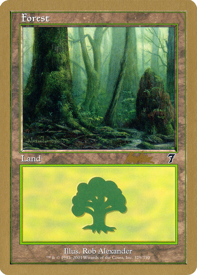 Forest (329) (Brian Kibler) [World Championship Decks 2002] | Galaxy Games LLC