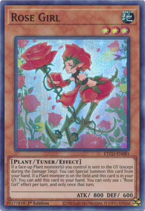 Rose Girl [ETCO-EN081] Super Rare | Galaxy Games LLC