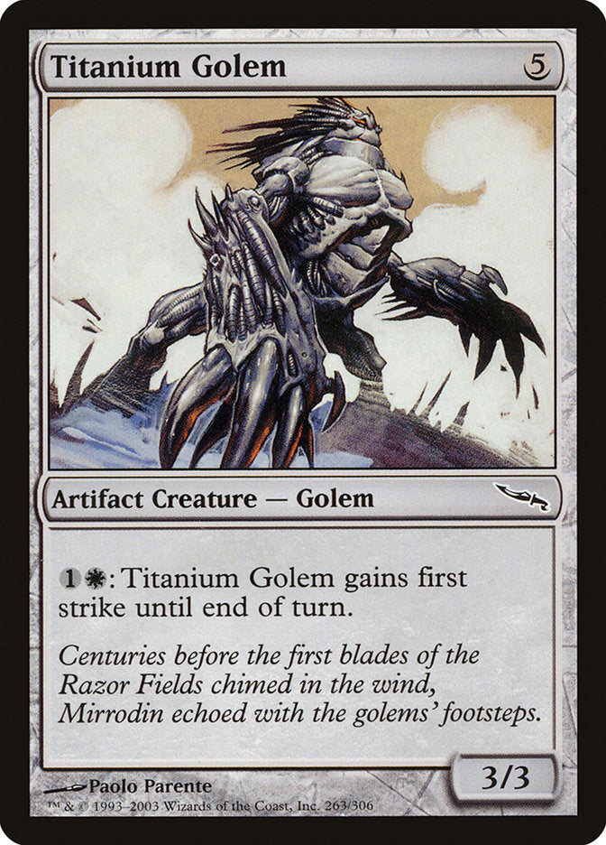 Titanium Golem [Mirrodin] | Galaxy Games LLC
