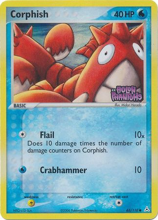 Corphish (63/110) (Stamped) [EX: Holon Phantoms] | Galaxy Games LLC