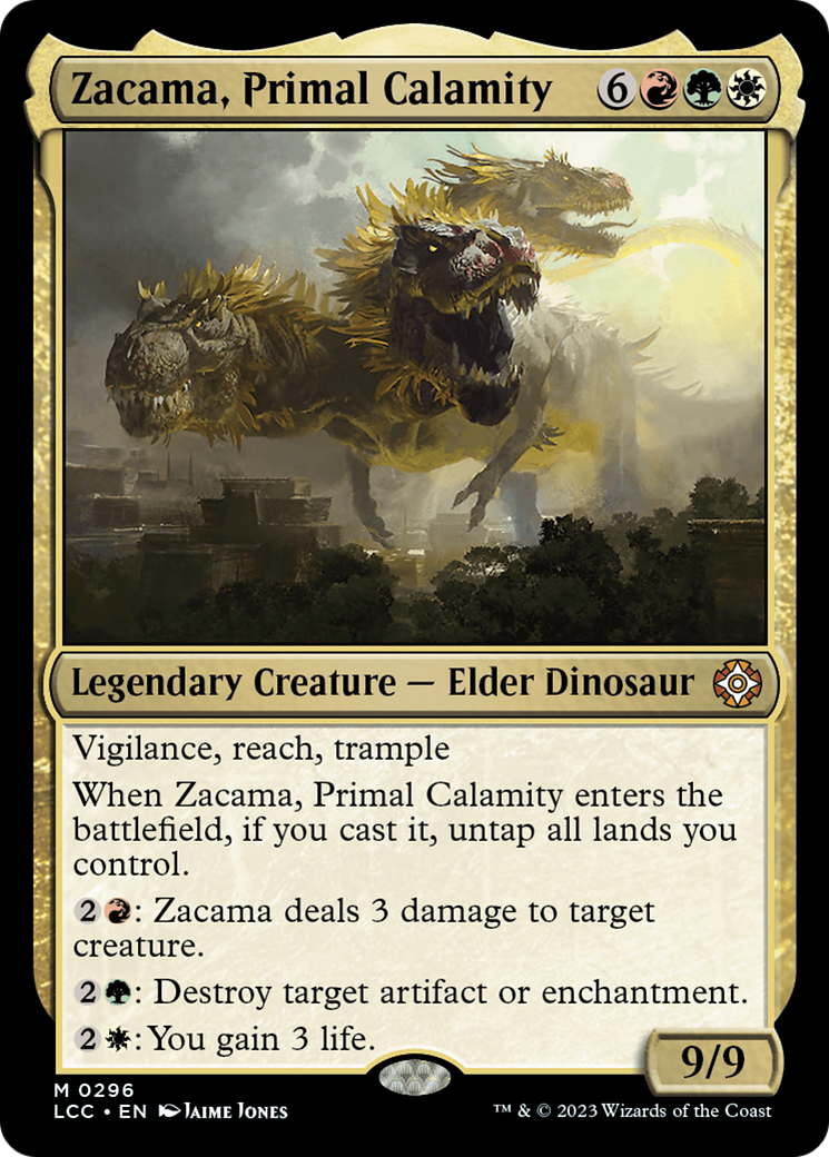 Zacama, Primal Calamity [The Lost Caverns of Ixalan Commander] | Galaxy Games LLC