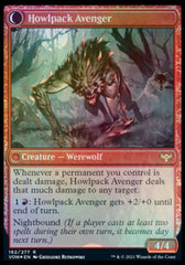 Ill-Tempered Loner // Howlpack Avenger [Innistrad: Crimson Vow Prerelease Promos] | Galaxy Games LLC