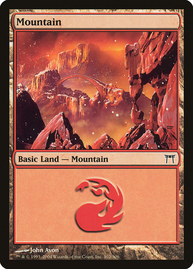 Mountain (302) [Champions of Kamigawa] | Galaxy Games LLC