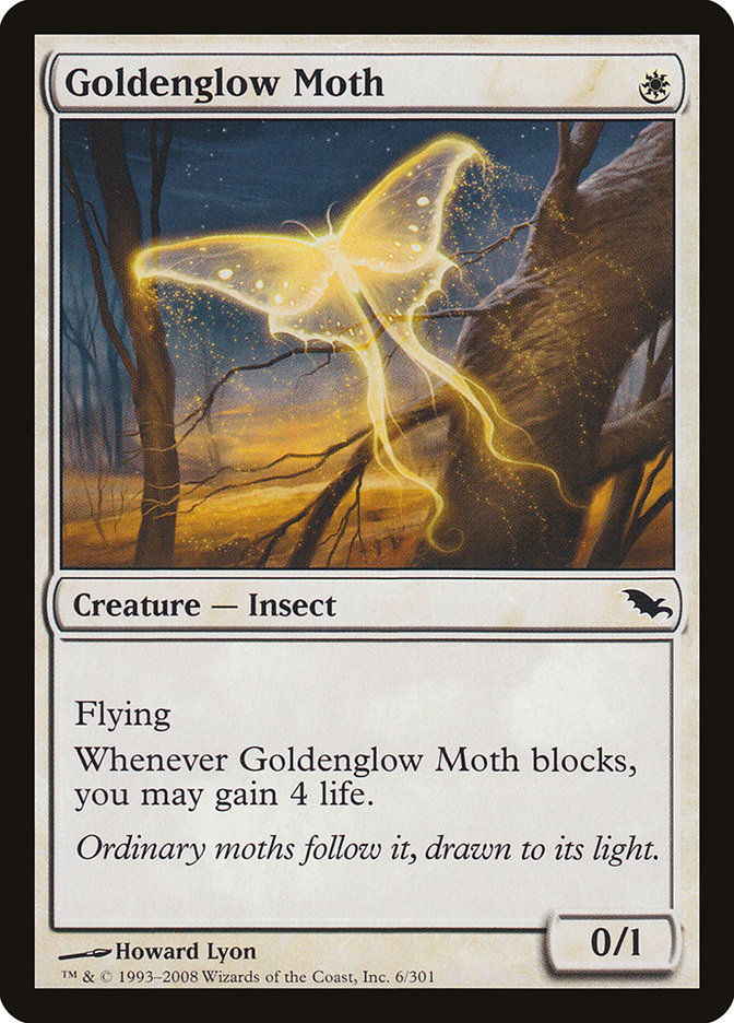 Goldenglow Moth [Shadowmoor] | Galaxy Games LLC