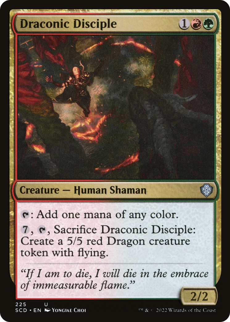 Draconic Disciple [Starter Commander Decks] | Galaxy Games LLC